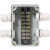  铸固 接线端子盒 防水接线盒端子接头连接器冷压电缆接线柱 125*125*100配端子