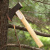 牛百年斧头家用劈柴神器弹簧钢手工锻打全钢户外树柴工具木工小斧子 大号钢管斧头(2斤)