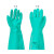 Ansell安思尔37-165丁腈橡胶手套加厚款防腐蚀耐油耐酸碱防化手套 3000袖套+手套+手套环 M