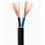 CN30 铜芯电缆线 电源线 两芯多股护套电线电缆 黑*RVV2X2.5 （100米/卷）一卷价