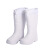 耀王防水防油防耐酸碱雨靴清洁卫生靴实验室雨鞋 白色EVA棉 45 