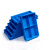 塑料收纳零件盒分格多格盒归类整理分类五金工具螺丝周转箱长方形加厚 正六格：395*395*125（加厚）