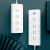莱利格多功能USB插座带线倾斜面板多孔位排插宿舍延长线usb插排家用扩展电插板带长线插线板接拖线板 三位分控开关 1.8米