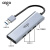 aigo爱国者(aigo)H01 USB分线器扩展坞 高速4口集线器HUB 笔记本一拖多转换器延长线 USB3.0分线器【金属壳】0.25M