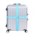 行李箱绑带十字打包带皮箱保护捆绑拉杆箱托运加固带飞机带魔术贴 黑色