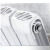 尚杰暖气片铜铝复合散热器8080双剑款40/25口径大水道取暖器 高1.6米14柱一组 2组起拍（定制）