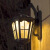 北原野子门柱灯太阳能壁灯户外防水家用接电款小号LED中式围墙灯室外走廊复古欧式阳台别墅墙壁灯