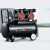 奥突斯气泵空压机小空气压缩机高压无油220V木工喷漆 550Wx2-50L黑色