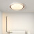 欧普锐灯现代简约艺术大气家用卧室吸顶灯北欧个性创意新款圆形书房间灯 白色45*9.5CM 白光