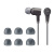 3适用于sony索尼耳机套MDR-EX255AP哥伦比亚套哥套入耳式耳机硅胶 加长款透白加小号3对送收纳盒