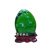 摩登概念天然奇石水晶琉璃天然观赏石绿色原石玄关客厅家居装饰摆件 绿色1 1