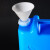 ASONE 废液回收容器实验室塑料废液桶20L滴定储液桶储水样品桶 白色20L带漏斗