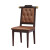 OEMG餐桌椅子单个木椅子靠背椅餐椅新中式餐椅凳子实木靠背软包椅 红 红色