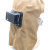 包邮电焊头罩专用烧焊防护帽焊接皮面罩防护面具风帽打磨帽 颜色随机