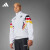 adidas复古球衣德国队休闲足球文化运动夹克外套男装阿迪达斯官方 白/黑色 A/XL