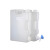 塑料方桶户外车载放水桶龙头瓶PP级便携储水瓶ASONE 5L（带龙头）