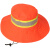 LISM环卫工人帽夏季遮阳防晒大檐帽洁园林公路物业反光网眼帽可印字 棒球帽 可调节