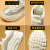 森罗 帕拉（Senro pala）内增高小白鞋2024夏季新款厚底松糕鞋网面透气运动鞋韩版系带女鞋 白色 34