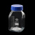SIMAX透明丝口瓶蓝盖试剂瓶玻璃宽大口方形瓶100 250 500 1000ml 透明1000ml大口方形GL80