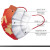 赛瑞佳中国红口罩国庆节带我爱你口罩中国风一次性三层独立包装加油爱国 成人款/我爱你中国30个装 (独立包装)