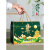 端午节粽子礼盒包装盒外空盒创意手提袋咸鸭蛋礼品盒logo定制 绿色屋顶小号+001贴纸10个