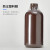 小口瓶PP耐酸碱塑料瓶耐高温取样瓶留样瓶塑料瓶生化试剂瓶液体 棕色小口500ml