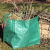 防水pp编织袋园林园艺方形落叶袋花园杂草树枝树叶收集袋大容量 50*50*50cm