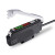 欧华远 U型对射光纤传感器光电开关槽型光纤端子机标签感应器1220 ESR-22N放大器+SU-4030