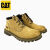 CAT卡特男鞋中帮大黄靴经典耐磨防滑登山户外休闲工装男鞋P721555 深棕色 40 标准码