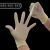一次性乳胶手套工业级无粉加厚防水橡胶劳保耐磨防护检查手套 9寸加厚乳胶手套(每双 乳黄色 L