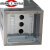 室外不锈钢防雨机柜.米.米.米uu户外防水网络监控交换机 不锈钢本色 800x600x450cm