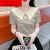 SEAFRONT设计感条纹娃娃领纯棉短袖T恤女夏2024新款盘扣时尚修身洋气上衣 黑色 S
