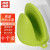赫思迪格 硅胶防烫手夹 微波炉烤箱耐高温隔热手套  绿色（10个） JG-1720