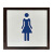 嘉易源（JIAYIYUAN） 厕所（女）铝型材 30*25cm 企业定制