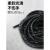 黑白缠绕管包线管电线保护套pe绕线管螺旋束线管收纳理线电源 黑色Φ10(8.5米)