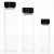 聚四氟内衬/垫2-60ml透明棕色玻璃螺口实心盖检测用样品瓶试剂瓶 30mL透明(聚四氟内垫)