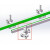 定制输机护栏支架铝型材固定支架传带配件小十字承夹T型夹12 黑色 T夹头+十字夹头 其他