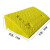 橡胶台阶垫斜坡垫楼梯上爬坡橡胶垫斜板缓坡加厚型塑胶橡塑 黄(50X27)高7cm2.2斤