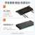 netLINK 抽拉式12口光纤终端盒 OM3万兆多模24芯LC满配 光缆熔接盒机架配线架(含法兰+尾纤)HTF-GXH-24LC-OM3