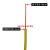 通信光缆扎线电力电缆绝缘绑线包塑扎丝瓷瓶绑扎线 黄色镀铜色铁芯直径1.6外径3.2