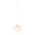 简约现代美甲店餐厅圆球泡泡吊灯店铺商用灯创意个性球形橱窗灯具 30cm球送高亮LED白光灯泡