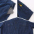 夏季牛仔工作服套装男工厂工地透气耐磨耐脏防烫短袖劳保服定做 5041短袖套装 160/S