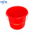 中环力安【21L有盖款】塑料手提水桶红色大小水桶带盖子耐摔