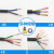 芯RVV电线软护套线2/3/4/5芯1.5/2.5/4/6平方电缆电源线 4芯*0.3平方/米