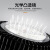 上海亚明照明工矿灯车间厂房体育馆球馆工程照明吊灯 黑白配100W 吊杆
