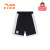 安踏儿童女童篮球裤2024夏季新品舒适透气时尚运动 梦幻黑-1 110cm