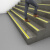 楼梯防滑条橡胶收边压边踏步地板包边包角台阶防撞条幼 棕色2.5*2.5CM宽 有背 1m