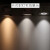 佛山照明（FSL）LED射灯天花灯COB灯珠角度可调公司商业背景墙展厅射灯打光深防眩射灯9W开孔95mm 暖白(4000K）