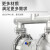 气动隔膜泵QBY-40QBY-25不锈钢铝合金PP耐腐蚀压滤污水胶水泵 QBY-15PP塑料+特氟龙F46
