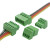 定制15EDGKP-2.54mm免焊对接对插式2EDGRK插拔绿色接线端子插头插 2p对接整套